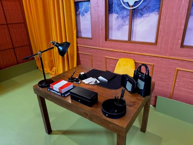 the desk symbolizes the place where the magic of writing and creation happens.